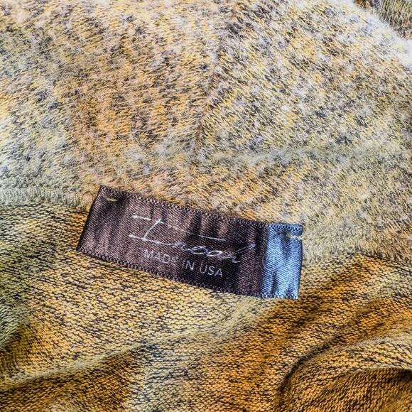 Inoah, Art to Wear, Stretch Pull On Long Green Skirt w/ Side Slit, Women's Small - Picture 7 of 8